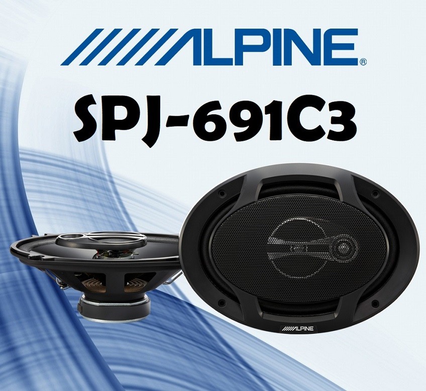 Alpine SPJ-691C3 بلندگو بیضی آلپاین