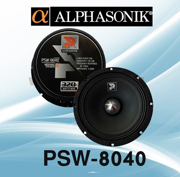 Alphasonik PSW-8040 میدرنج 8 اینچ آلفاسونیک