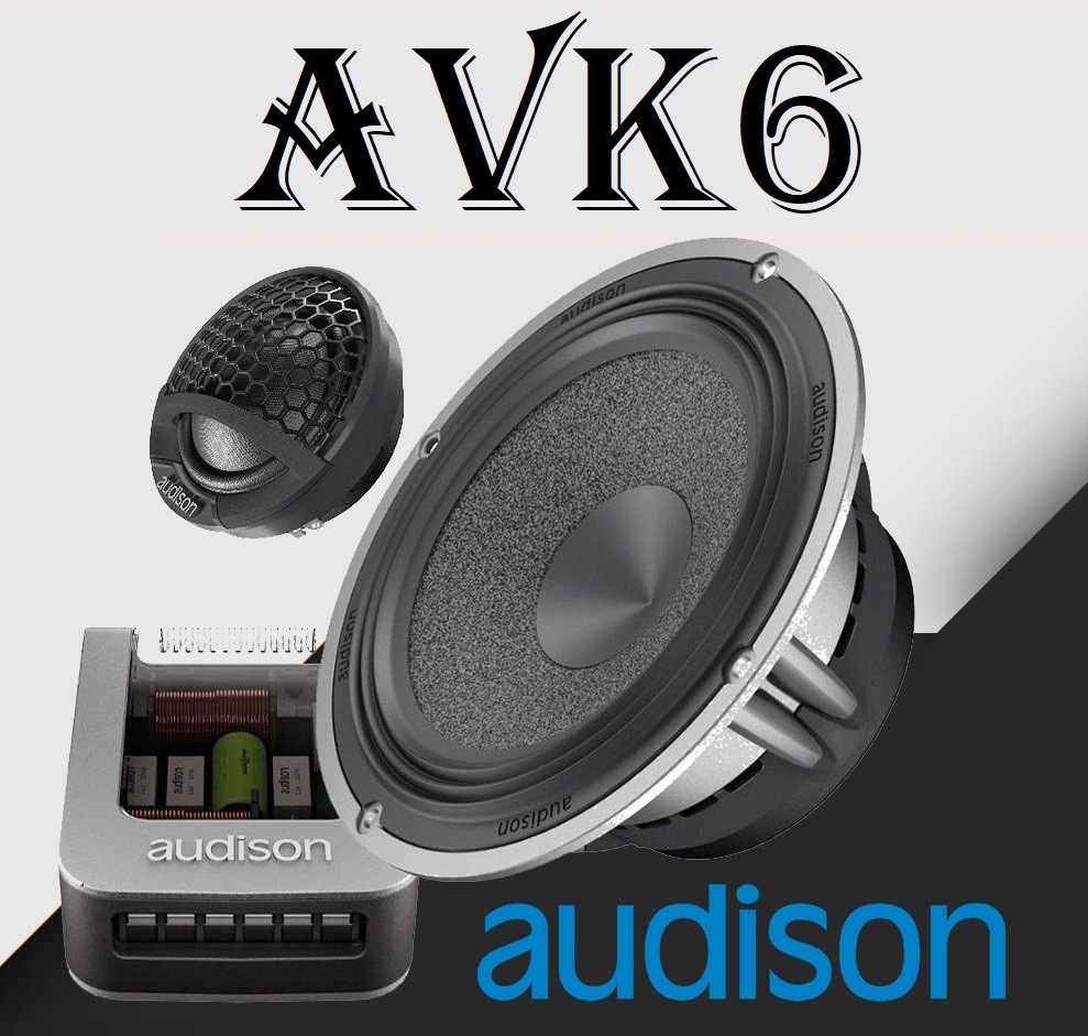 Audison AVK6 کامپوننت اودیسون