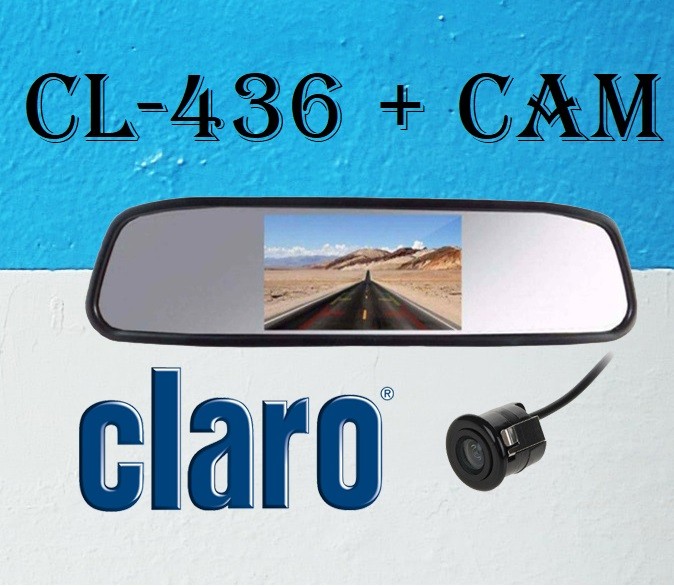 Claro CL-436 مانیتور و دوربین دنده عقب کلارو