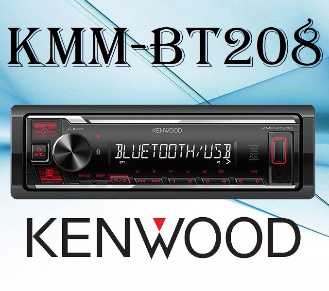Kenwood KMM-BT208 رادیوفلش بلوتوثی کنوود