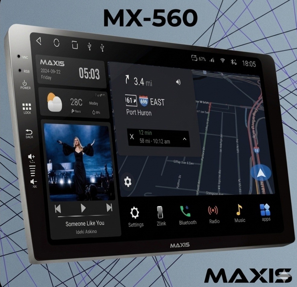 Maxis MX-560 مانیتور اندروید مکسیس