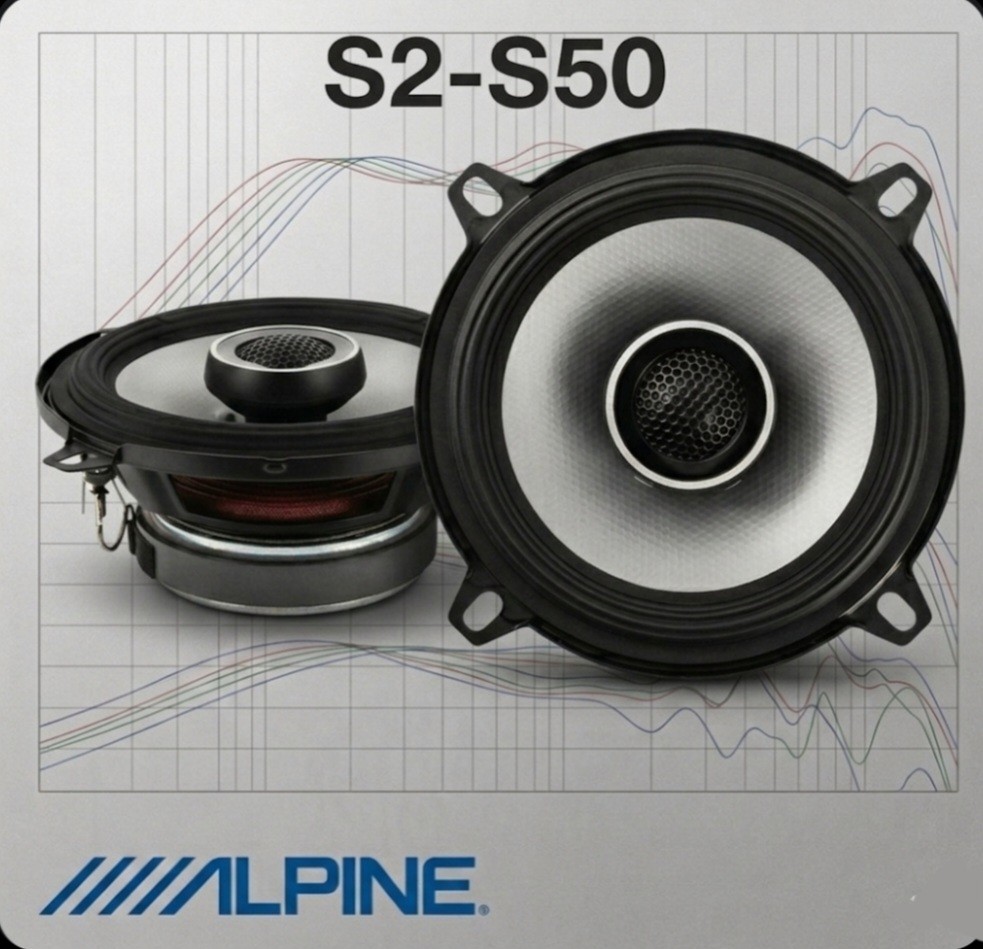 Alpine S2-S50 بلندگو گرد آلپاین