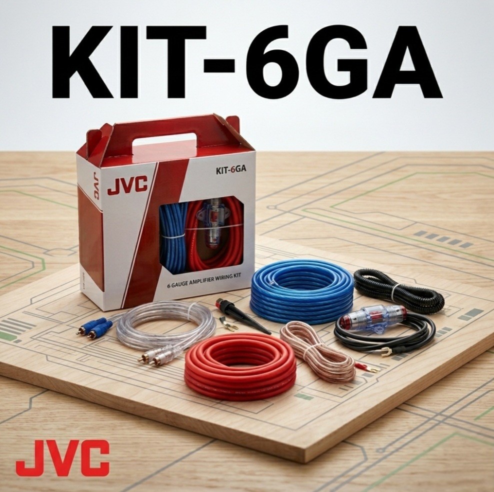 JVC KIT-6GA سیم پک گیج 6 جی وی سی