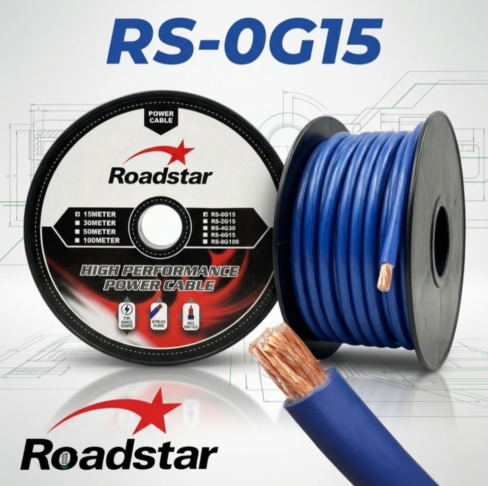 Roadstar RS-0G15 سیم برق گیج ۰ روداستار